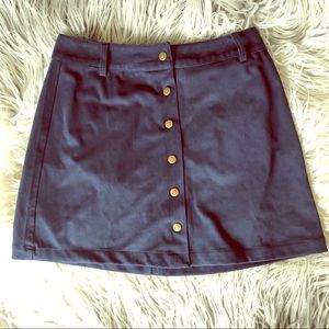 Marine Later Button Skirt
